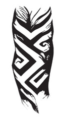 Tribal Tattoo Design Illustration