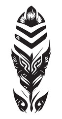 Tribal Tattoo Design Illustration