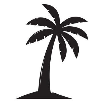 palm tree outline