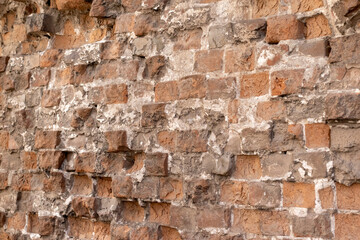 Brick wall texture grunge urban street background