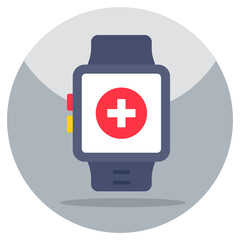 Obraz premium A unique design icon of fitness tracker