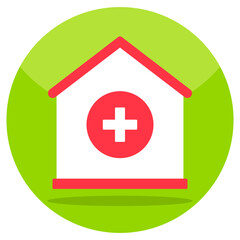 Perfect design icon of clinic 