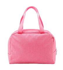 pink bag isolated on white