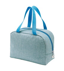 blue bag isolated on white background