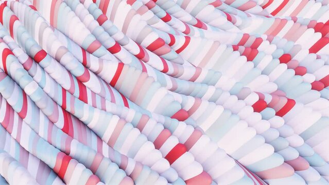 Beautiful Abstract colourful shiny line wave background. Starburst dynamic rings. Background pattern for design. Loops video.