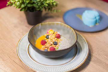 cereal with fruits