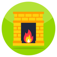 Perfect design icon of bonfire 