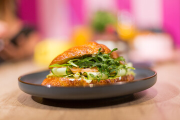 croissant with filling