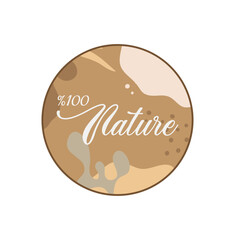 nature icon on white background