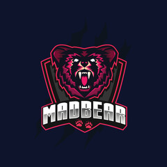 Mad Bear maatch for your esport logo © Egidsgn