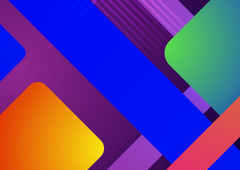 Colorful gradient shape abstract background. Abstract background with modern trendy fresh color for presentation design, flyer, social media cover, web banner, tech banner