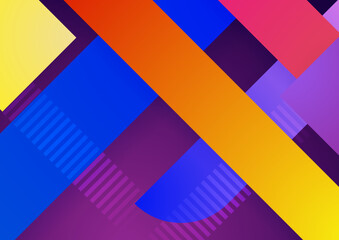 Colorful gradient shape abstract background. Abstract background with modern trendy fresh color for presentation design, flyer, social media cover, web banner, tech banner