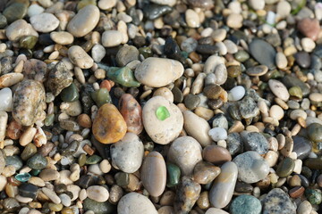 stones on the beach