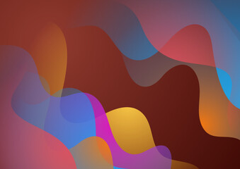 Colorful abstract background dynamic textured geometric element. Modern gradient light vector illustration.