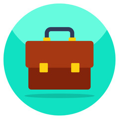 An icon design of briefcase 