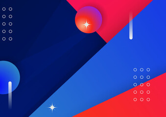 Abstract color background set for creative design