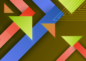 Modern colourful abstract background