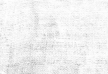 Background image of Abstract white grunge texture with noise and grain effect in the image, White Old fabric texture background.