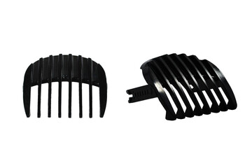 Hair Clipper Guide Combs isolated on white background, Clipping path Included.