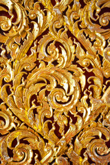 Thai golden pattern.