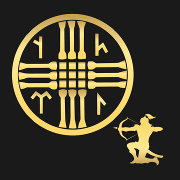 Tengrism Ancient Religion Symbol Emblem