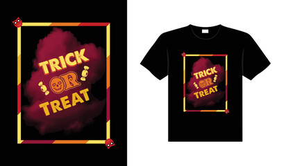 Halloween horror vintage t-shirt design, scary print template vector graphics, high-quality typography illustration shirt design