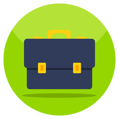 An icon design of briefcase 