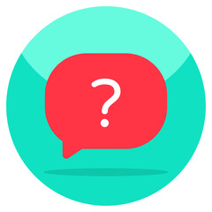 Modern design icon of help chat 
