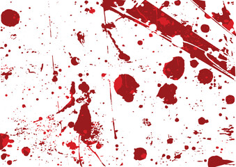 Abstract vector splatter red color isolated background design. illustration vector design.
