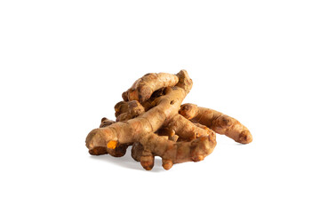 turmeric isolated on a white background