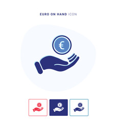 euro on hand Icon