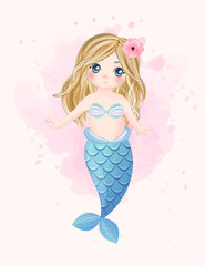 cute little mermaid