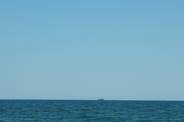 Fototapeta premium boat in the sea