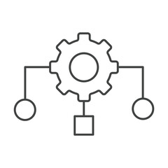 gear icons  symbol vector elements for infographic web