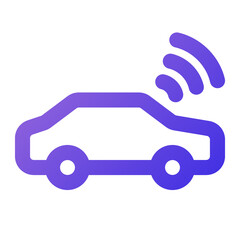 smart icon outline gradient style