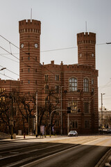 neo-gothic court building in Wrocław