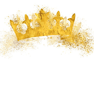 golden Crown Hashem Hebrew Letters IHVH