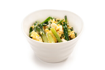 ミョウガタケの卵とじ