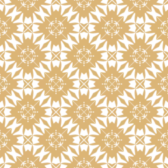 Foto op Canvas Abstract geometric pattern. A seamless background. Vintage ornament for wallpaper, printing on the packaging paper, textiles, tile. © gsshot