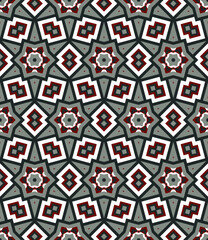 Abstract geometric pattern. A seamless background. Vintage ornament for wallpaper, printing on the packaging paper, textiles, tile.