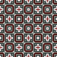 Abstract geometric pattern. A seamless background. Vintage ornament for wallpaper, printing on the packaging paper, textiles, tile.