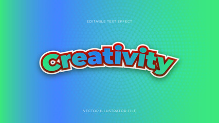 Fototapeta na wymiar Modern creativity editable text effect vibrant modern color shiny. Text style effect. Editable typography fonts vector files