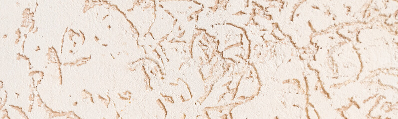 Close-up of white plaster. Texture of plaster on the wall. 