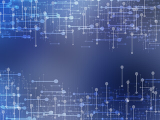 Fototapeta premium Abstract lines background. Technology digital concept