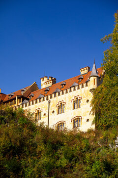 Germany, Bavaria, Schwangau, Hohenschwangau Castle, castle © wu shoung