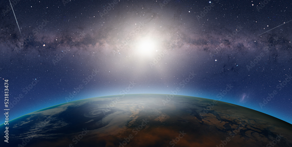 Poster Supernova explosion in the center of the milky way 