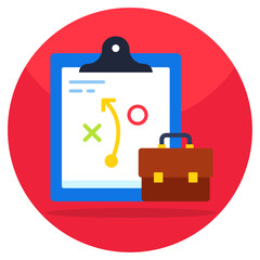Perfect design icon of job strategy 