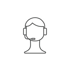 Obraz premium call center icons symbol vector elements for infographic web