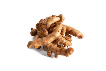 turmeric isolated on a white background