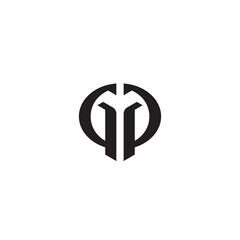 Letter GP, GG or PP logo or icon design